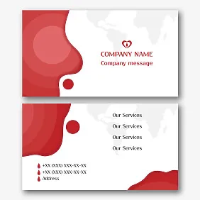Medical Center business card template