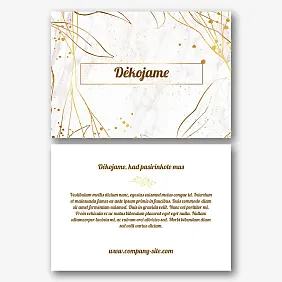 Kortelės Šablonas ačiū, kad pasirinkote mus