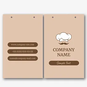 Restaurant Paper Bag Template