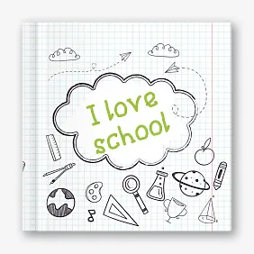 School Photo Book Template