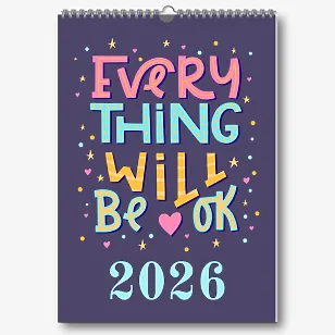 Positive Wall Calendar Template