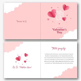 Valentino dienos sveikinimo atvirukas