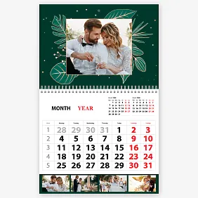 Wedding Photo Calendar Template
