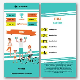 Sports School Flyer Template