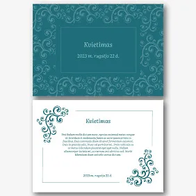 Kvietimo Kortelės Šablonas
