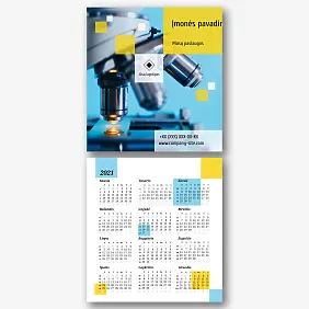 Laboratorijos Kalendoriaus Šablonas