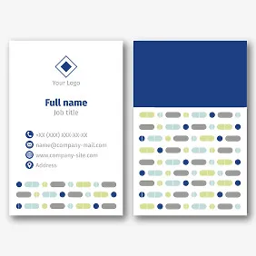 Pharmacist's business card template