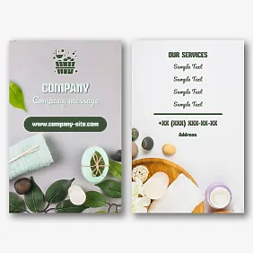 Spa business card Template 