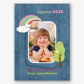 Vaikų darželio fotoknygos šablonas