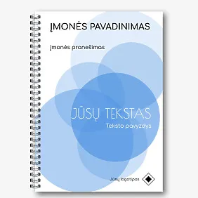 Anotacija Notepad Šablonas