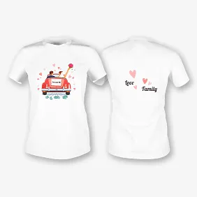 Newlyweds T-shirt Template