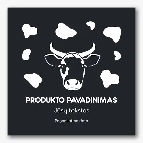 Mėsos konservų etiketės šablonas