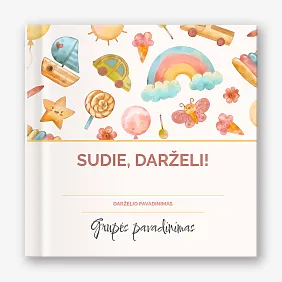 Vinjetės šablonas " Sudie, darželis!"
