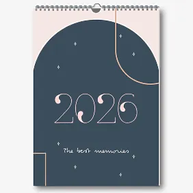 "Best Memories" Wall Calendar Template