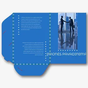 Aukščiausio vadovo popieriaus aplanko šablonas