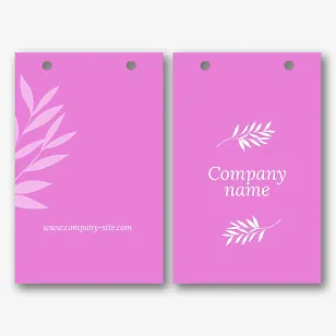 Beauty store paper bag template