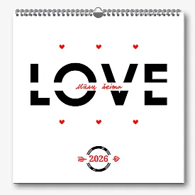 Kalendoriaus šablonas "mūsų šeima"