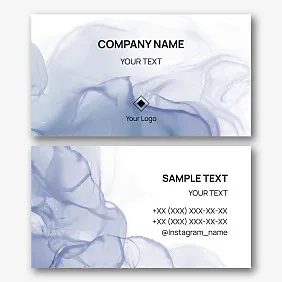 Abstract business card template
