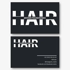 Spalvos vizitinės kortelės Šablonas