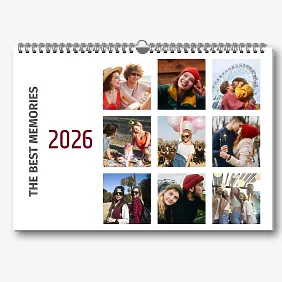 Calendar template for lovers