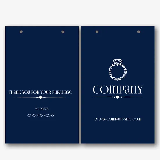 Jewelry Store Package Template