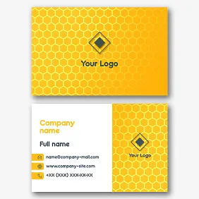 Beekeeper's business card template