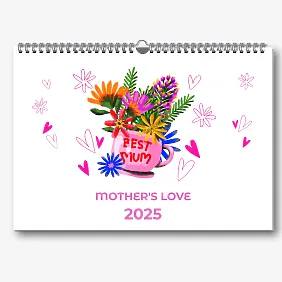 Mamina Lyubov calendar template