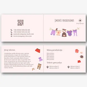 Vaikų parduotuvės vizitinės kortelės Šablonas