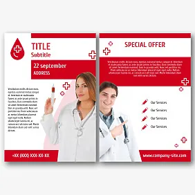 Medical Center Leaflet Template
