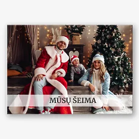 Naujųjų metų fotoknygos šablonas