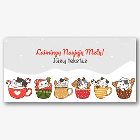 Šablonas su antspaudais spausdinimui ant puodelių