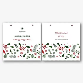 Naujųjų metų firminio Paketo šablonas