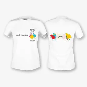 Šablono marškinėlių šablonas meno studijai