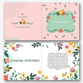 Velykų Kortelės Šablonas