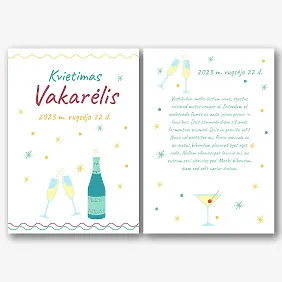 Vakarėlio Kvietimo Šablonas