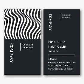 Designer business card template