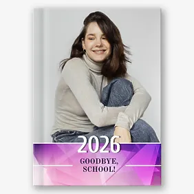 Graduation Photo Book Template for High school