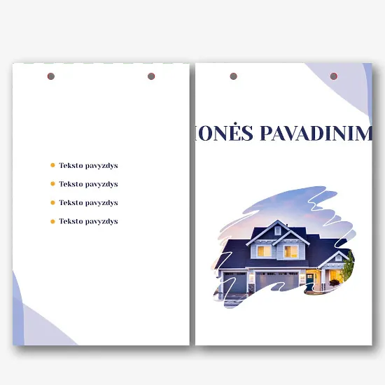 Kūrėjo popieriaus Paketo Šablonas