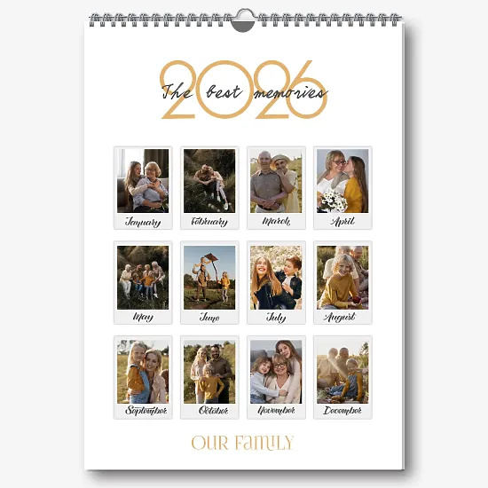 Our Family Wall Calendar Template