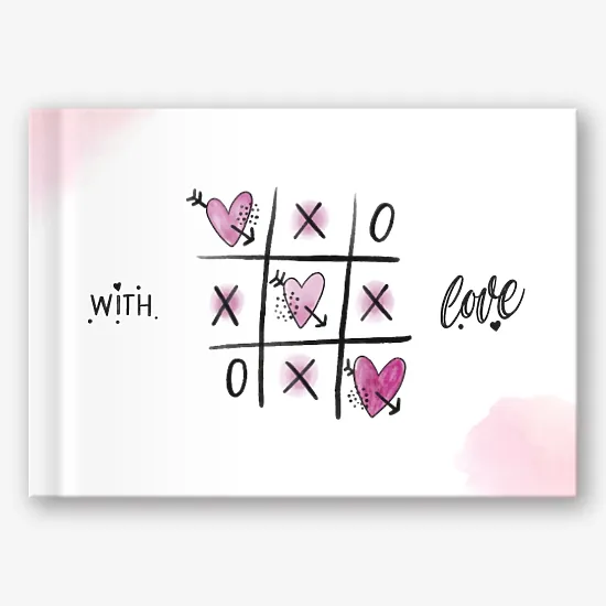 Photo book template for lovers